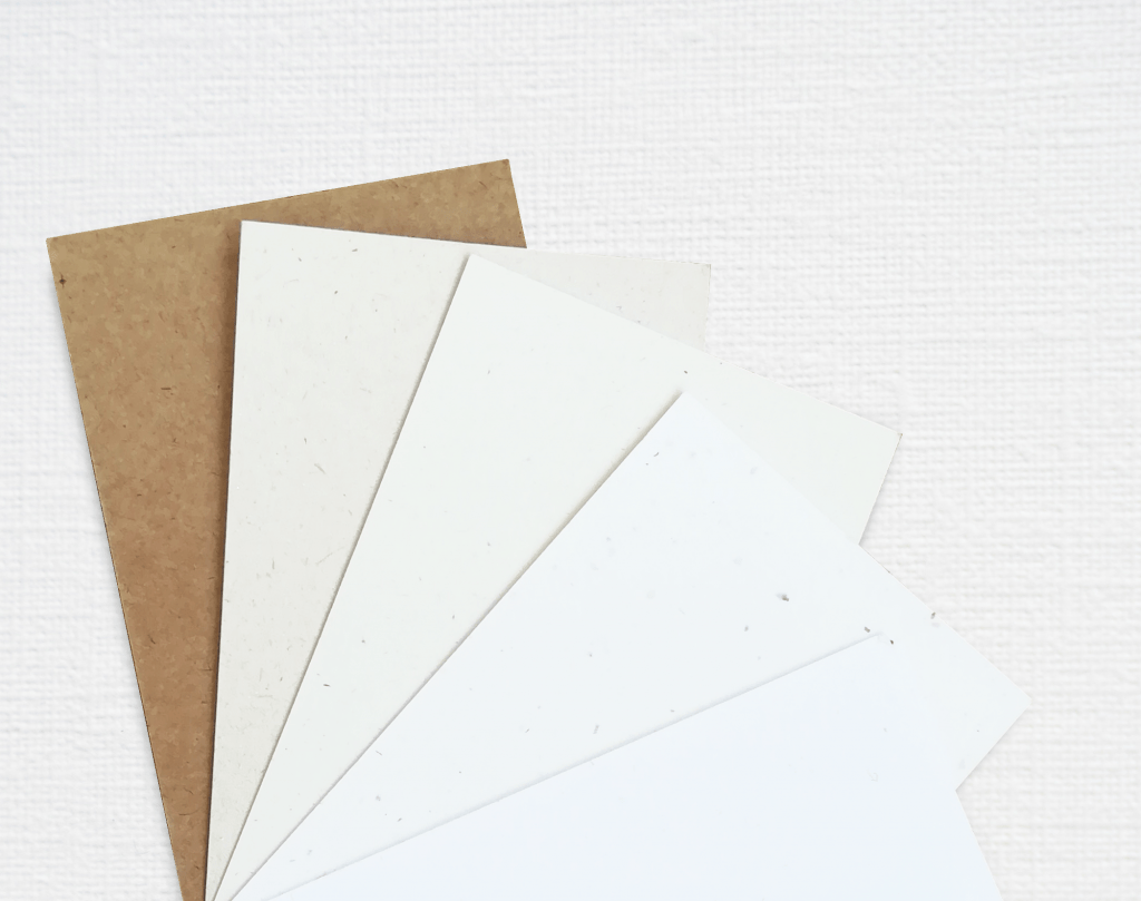 Duurzame enveloppen en papiersoorten